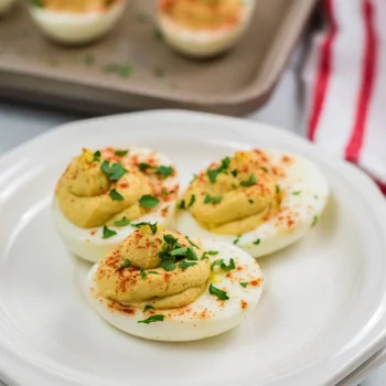 Southern Deviled Eggs with Relish