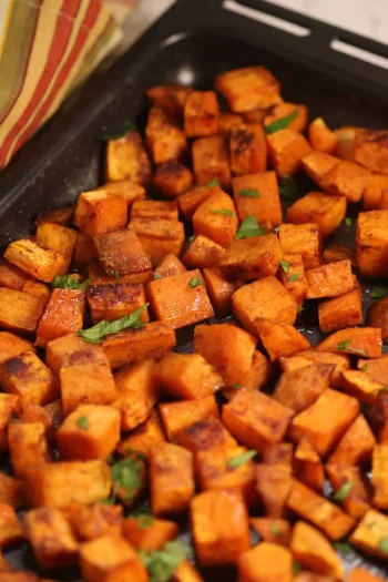 Roasted Brown Sugar Sweet Potatoes