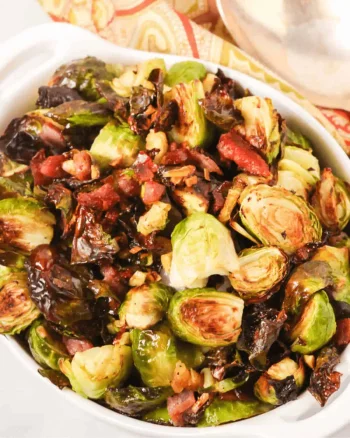 Crispy Brussel Sprouts Recipe with Prosciutto