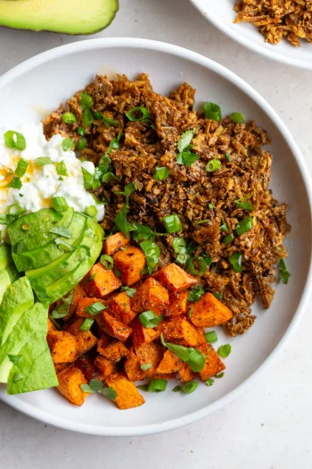 Tofu Ground Beef Bowls