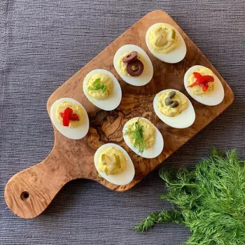 Simple Whole30 Deviled Eggs