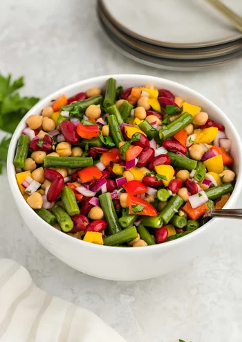 Easy Three Bean Salad Recipe