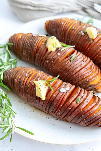 Hasselback Sweet Potatoes
