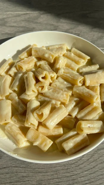Truffle Alfredo Heart-Shaped Pasta