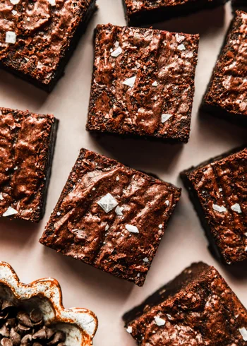 Chewy Triple Chocolate Brownies