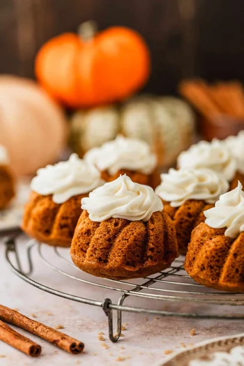 The Best Pumpkin Mini Bundt Cakes
