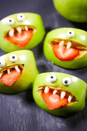Halloween Apple Monsters