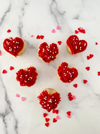 Heart Cupcakes