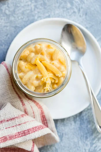 Pumpkin Mac and Cheese in a Mug