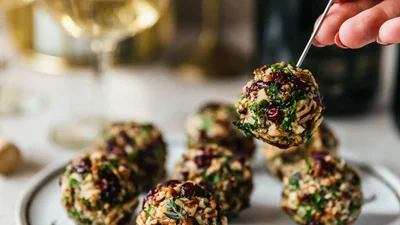 Cranberry Orange Cheese Balls