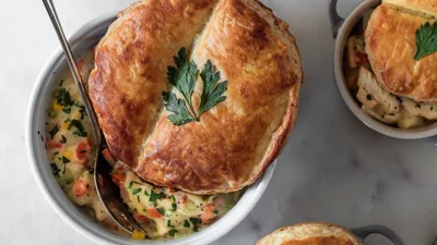 Deconstructed Chicken Pot Pie