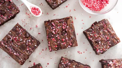 Easy Peppermint Brownies