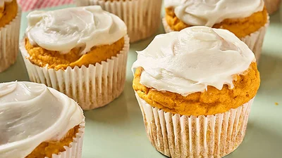 Sugar Cookie Pumpkin Cupcake Muffins